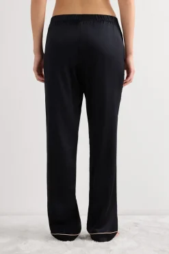 Full Length Silk Pants