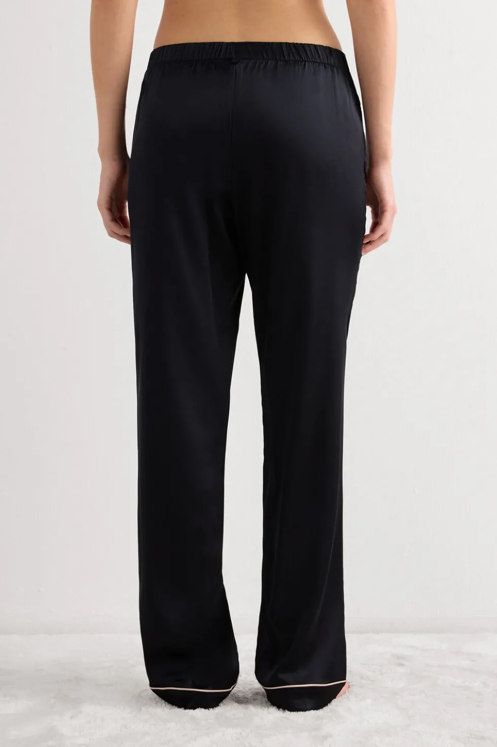 Full Length Silk Pants