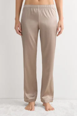 Full Length Silk Pants