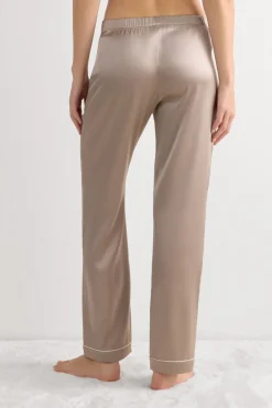 Full Length Silk Pants