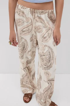 Get Noticed Linen and Viscose Pants