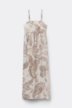 Get Noticed Long Woven Slip Dress