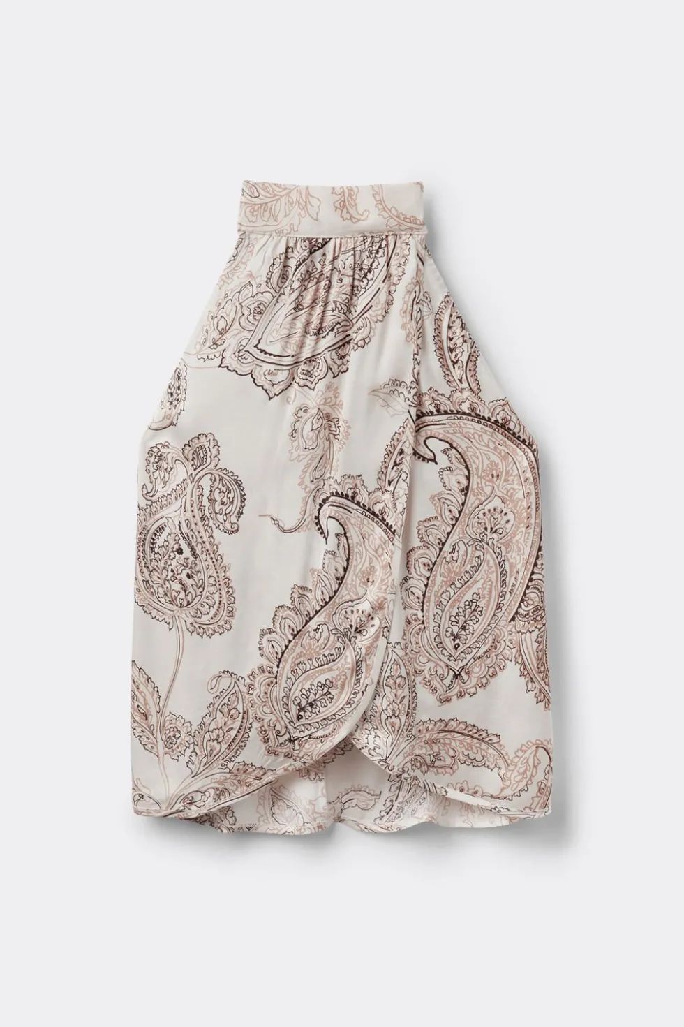 Get Noticed Viscose Satin Halter Top
