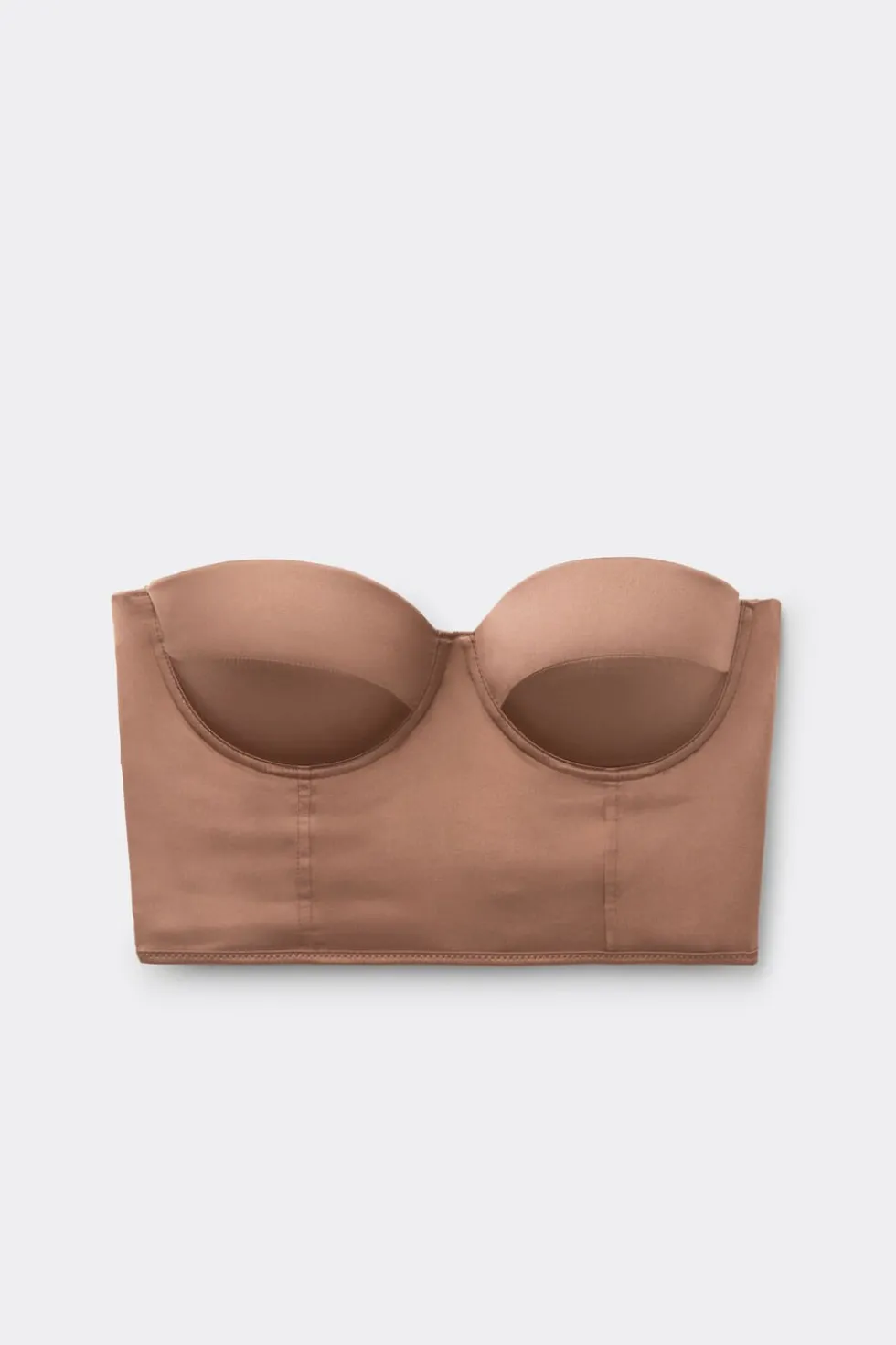 Giada Silk Bandeau Bustier
