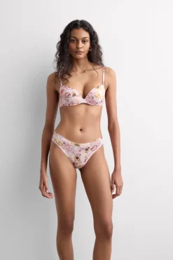 Gioia Cotton Super Push-Up Bra in Fresh Bamboo I Bloom for You