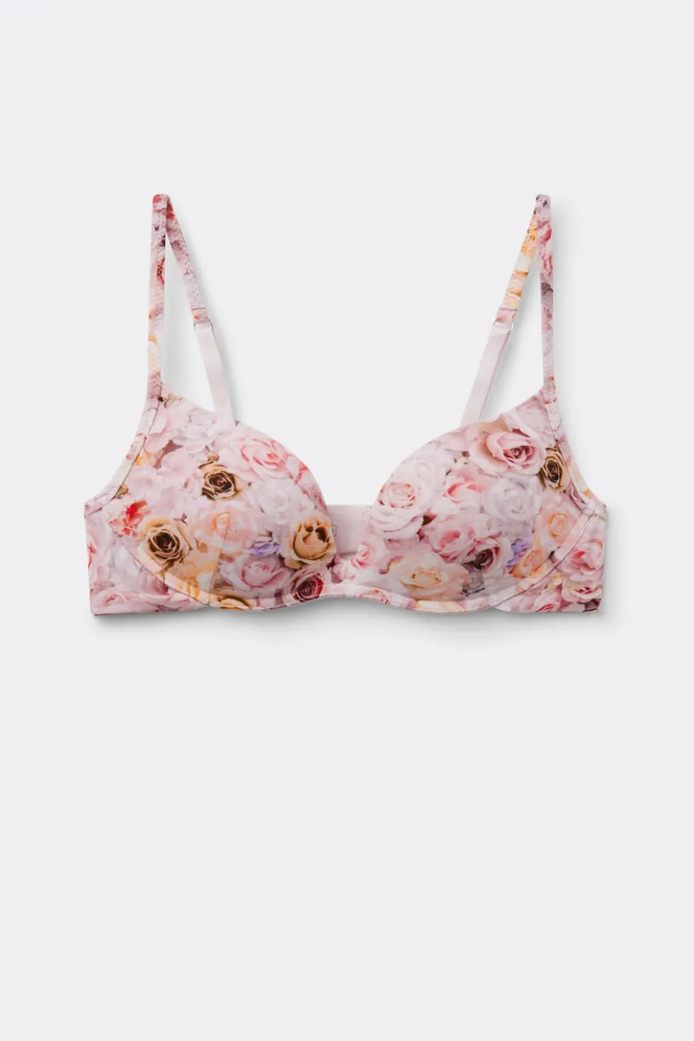 Gioia Cotton Super Push-Up Bra in Fresh Bamboo I Bloom for You