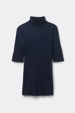High Collar Top in Ultranatural with Cashmere