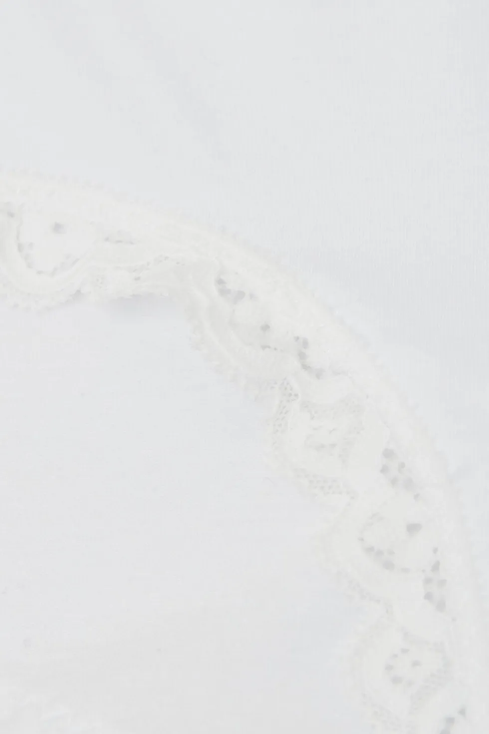 High Rise Cotton and Lace Hipsters
