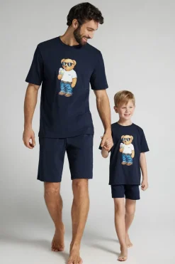 Ice Cream Print Short Cotton Pajamas