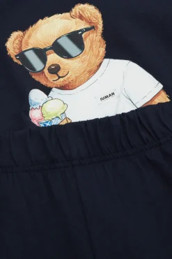 Ice Cream Print Short Cotton Pajamas