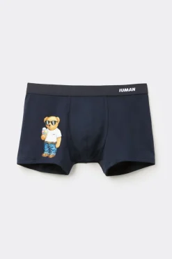 Ice Cream Teddy Bear Print Superior Cotton Boxers