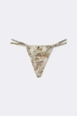 La Dolce Vita String Thong in Silk