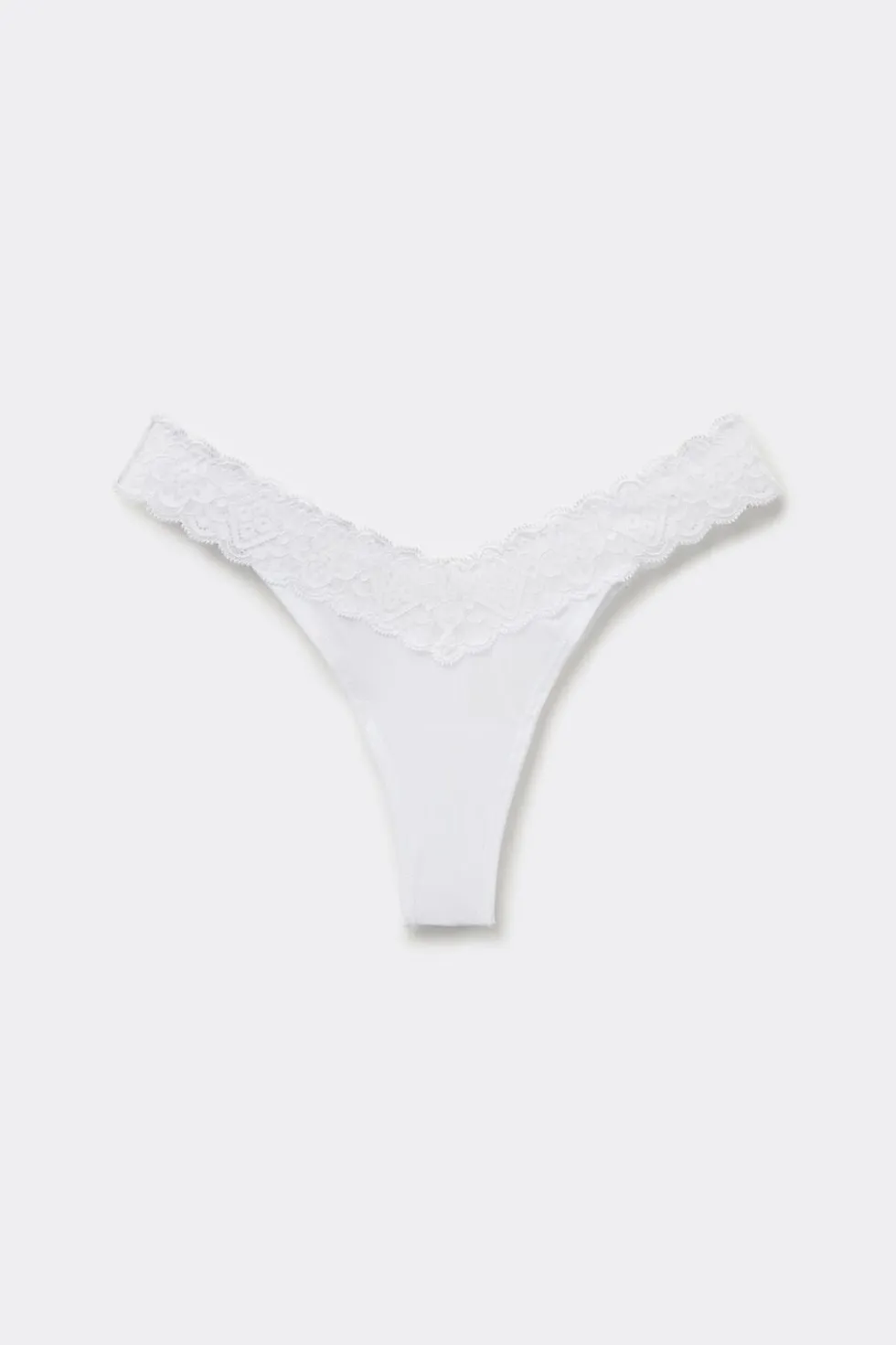 Lace and Microfiber ‘80s Style Brazilian