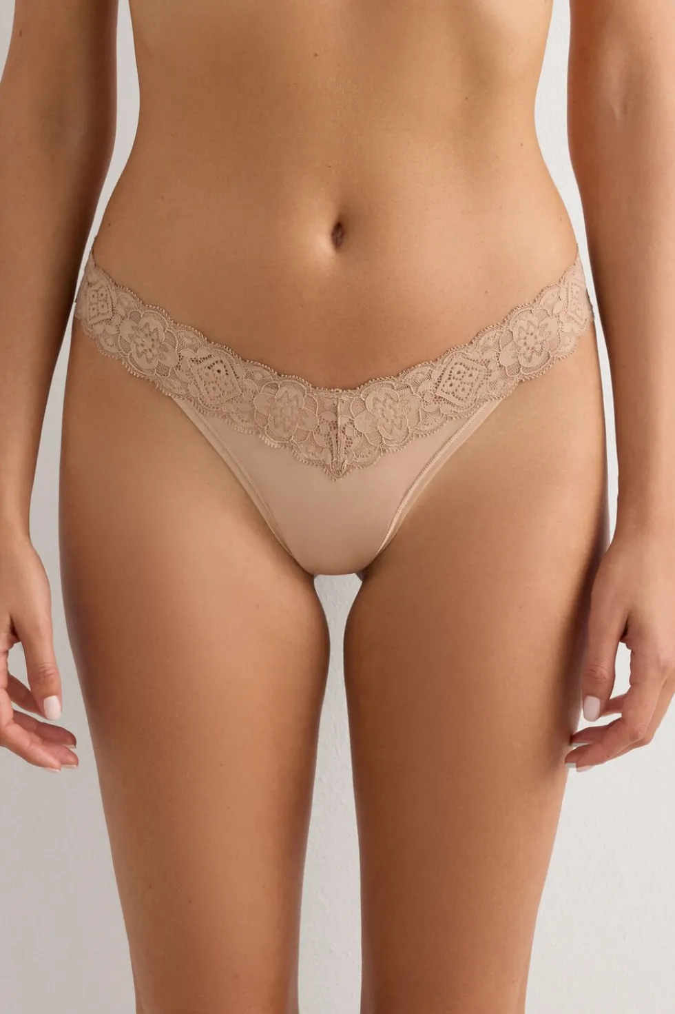 Lace and Microfiber ‘80s Style Brazilian