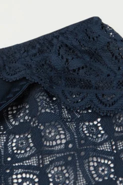 Lace and Silk Bikini Briefs
