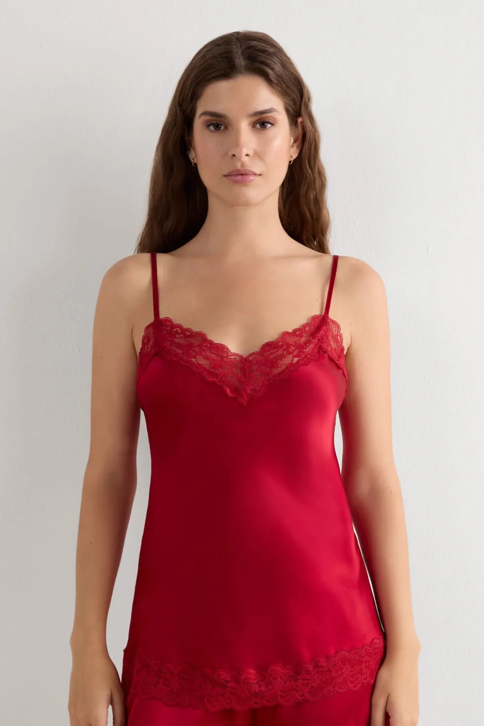 Lace and Silk Top
