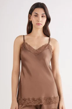 Lace and Silk Top