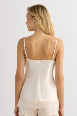 Lace and Silk Top