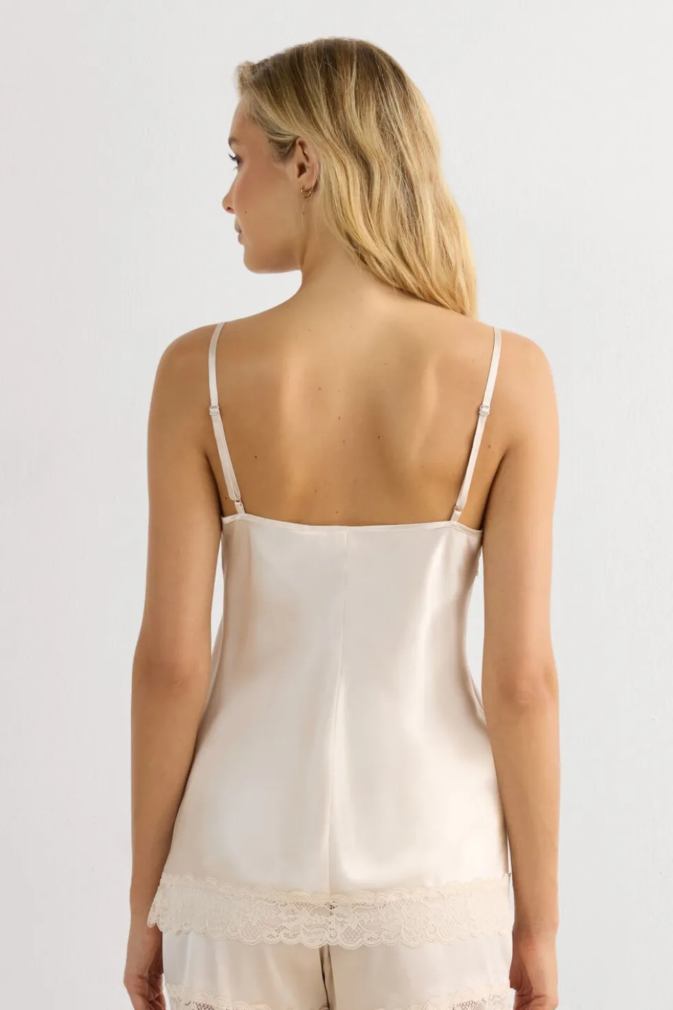 Lace and Silk Top