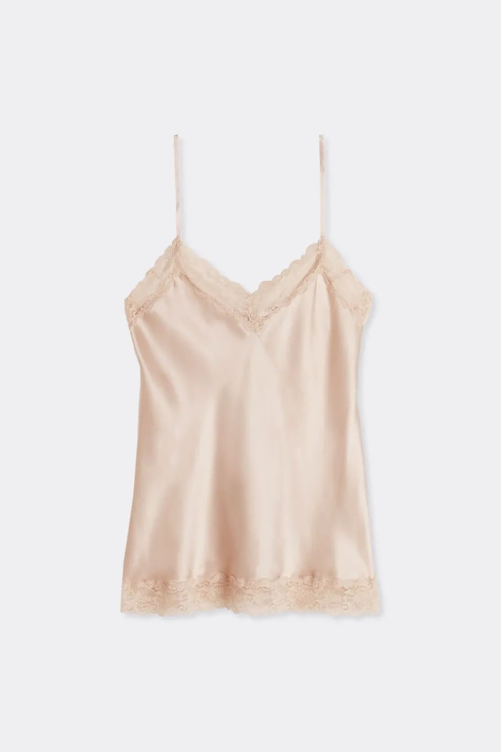 Lace and Silk Top