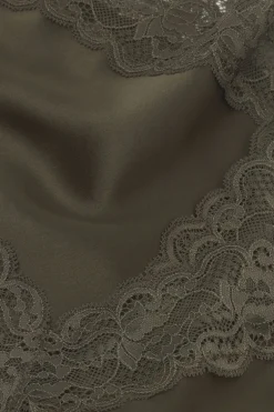Lace and Silk Top