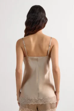 Lace and Silk Top
