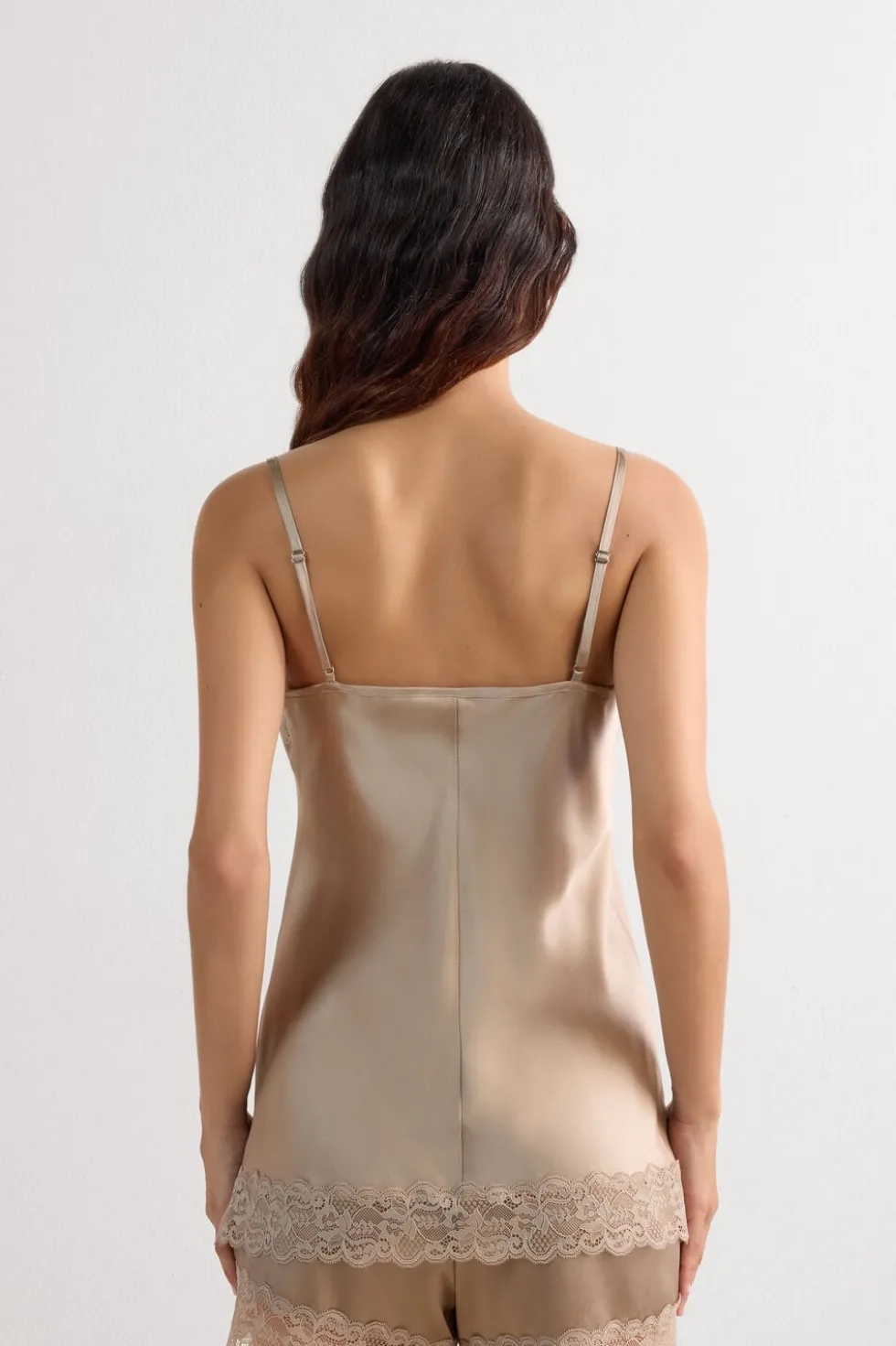 Lace and Silk Top