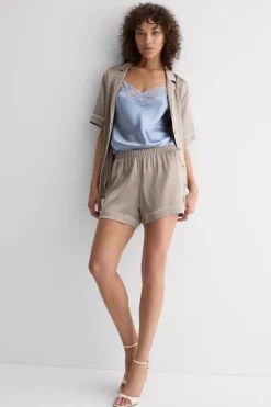 Lace and Silk Top