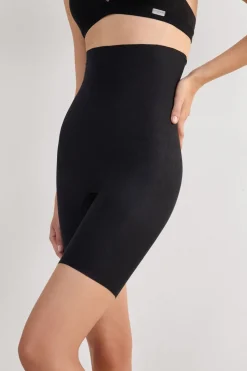Light Shaping Cotton High Waist Shorts