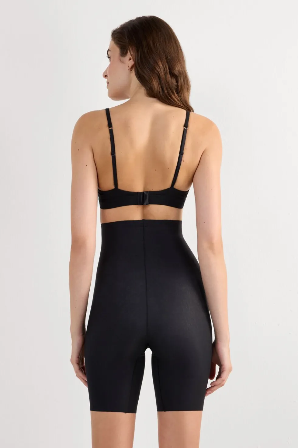 Light Shaping Cotton High Waist Shorts