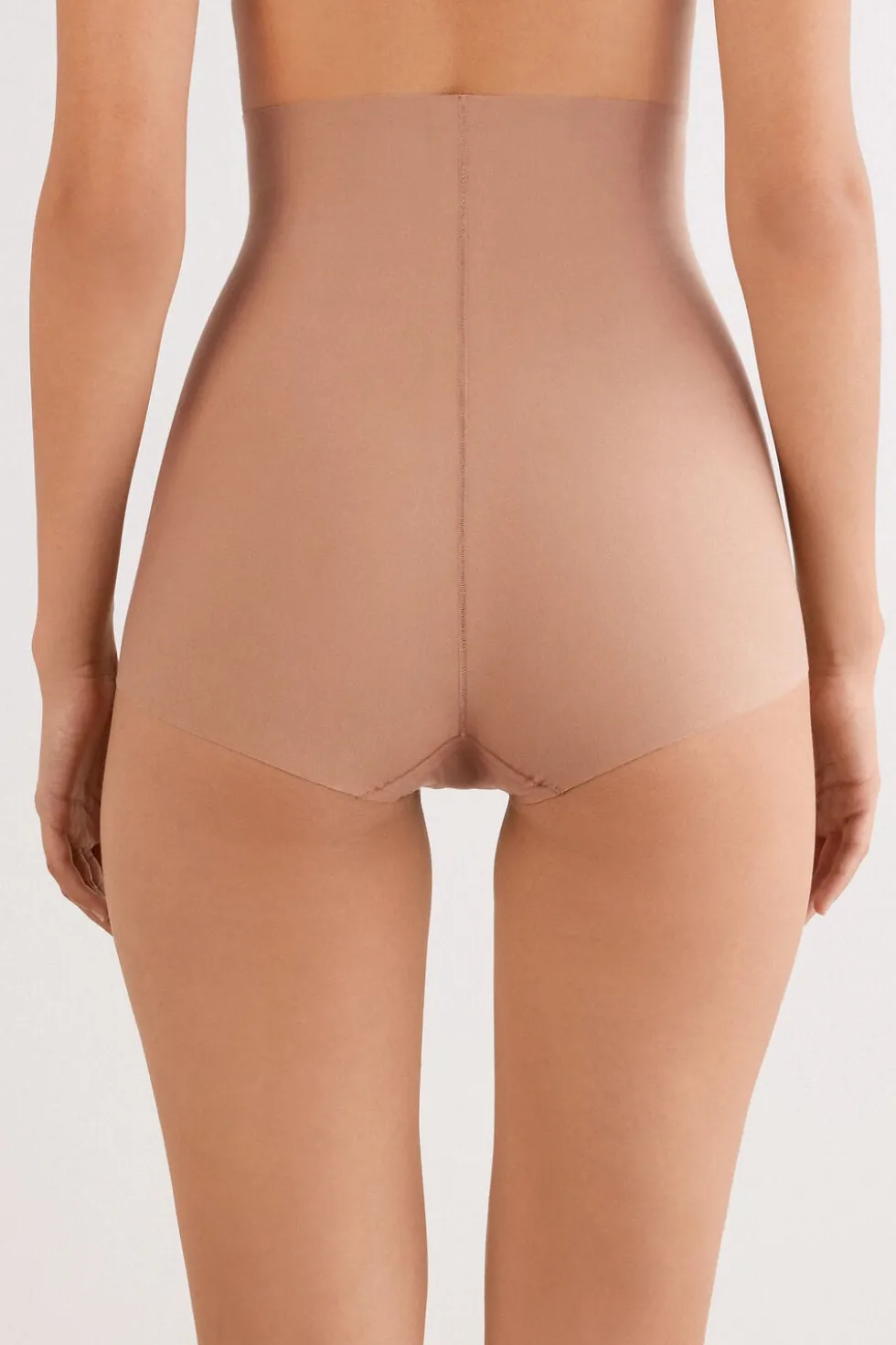 Light Shaping Cotton High Waist Hipsters