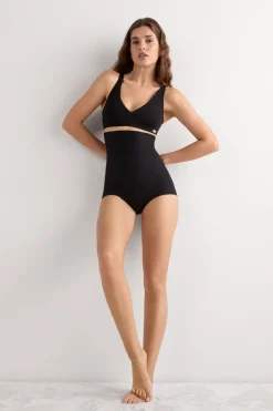 Light Shaping Cotton High Waist Hipsters