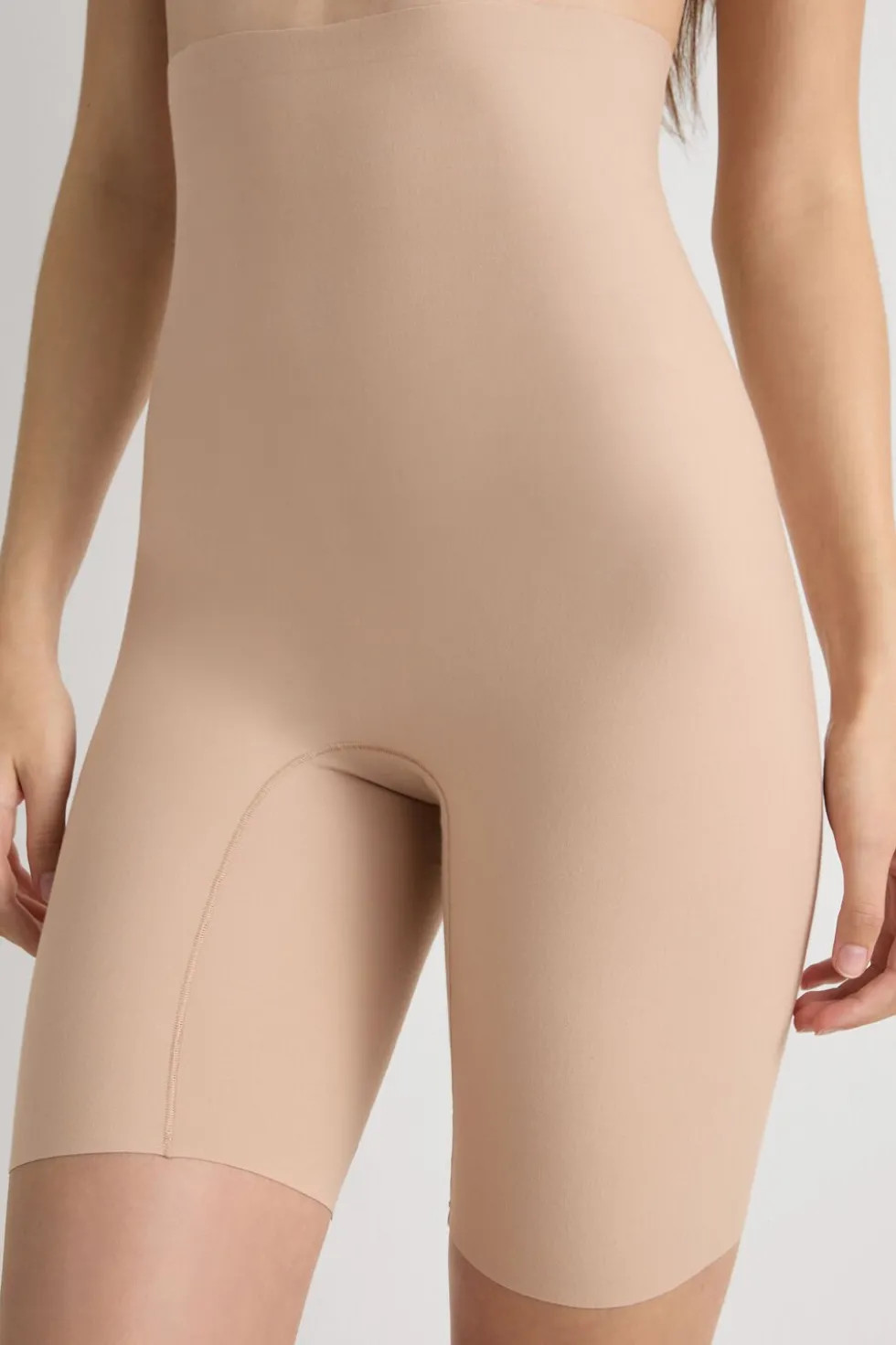 Light Shaping Cotton High Waist Shorts