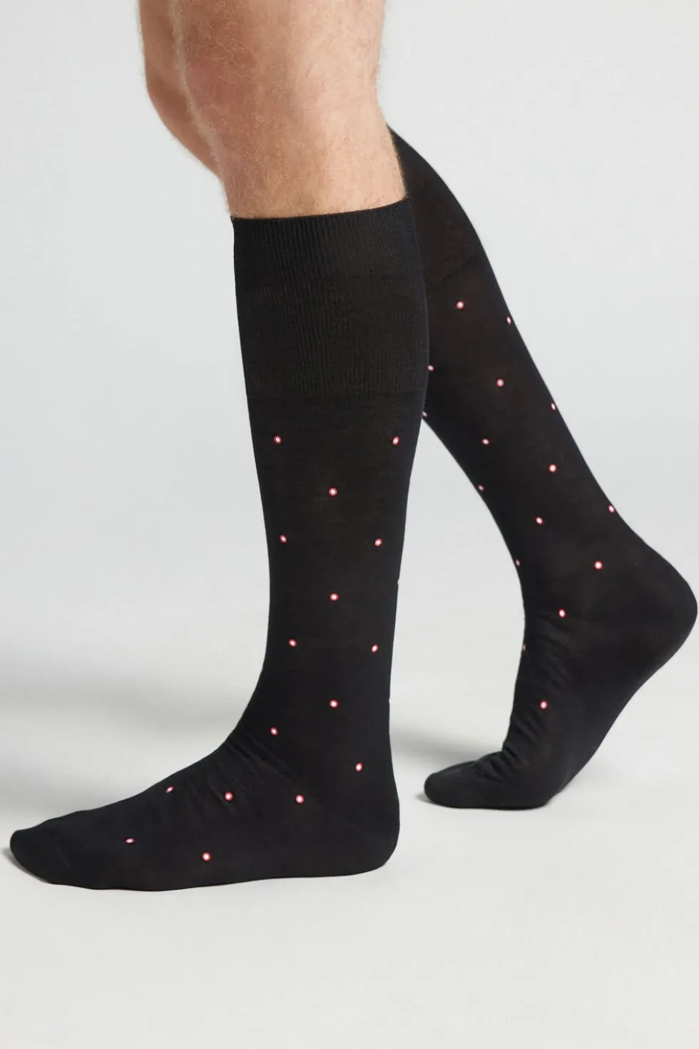 Lisle Cotton Knee Socks