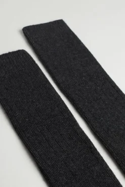 Long Ribbed Socks in Cashmere and Wool