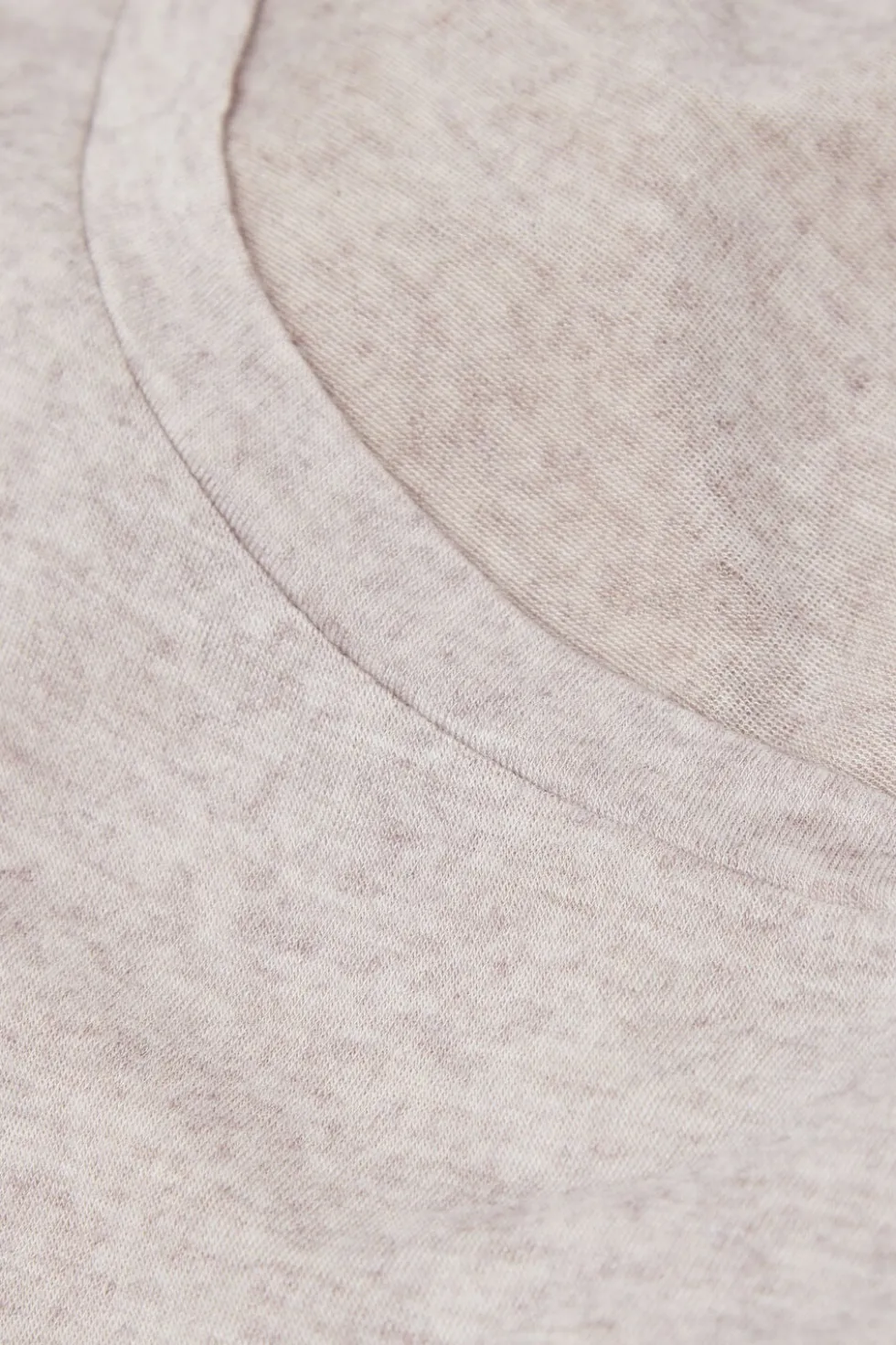 Long Sleeve Scoop Neck Top in Ultralight Modal with Cashmere