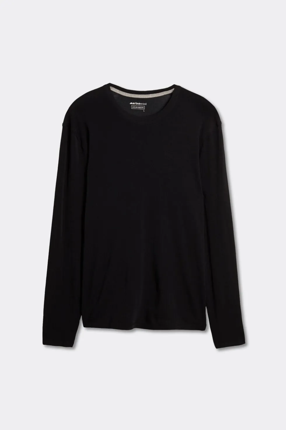 Long-sleeve Crew-Neck Merino-Wool Top