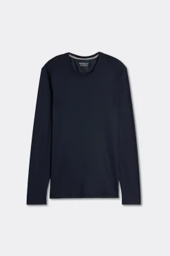 Long-sleeve Crew-Neck Merino-Wool Top