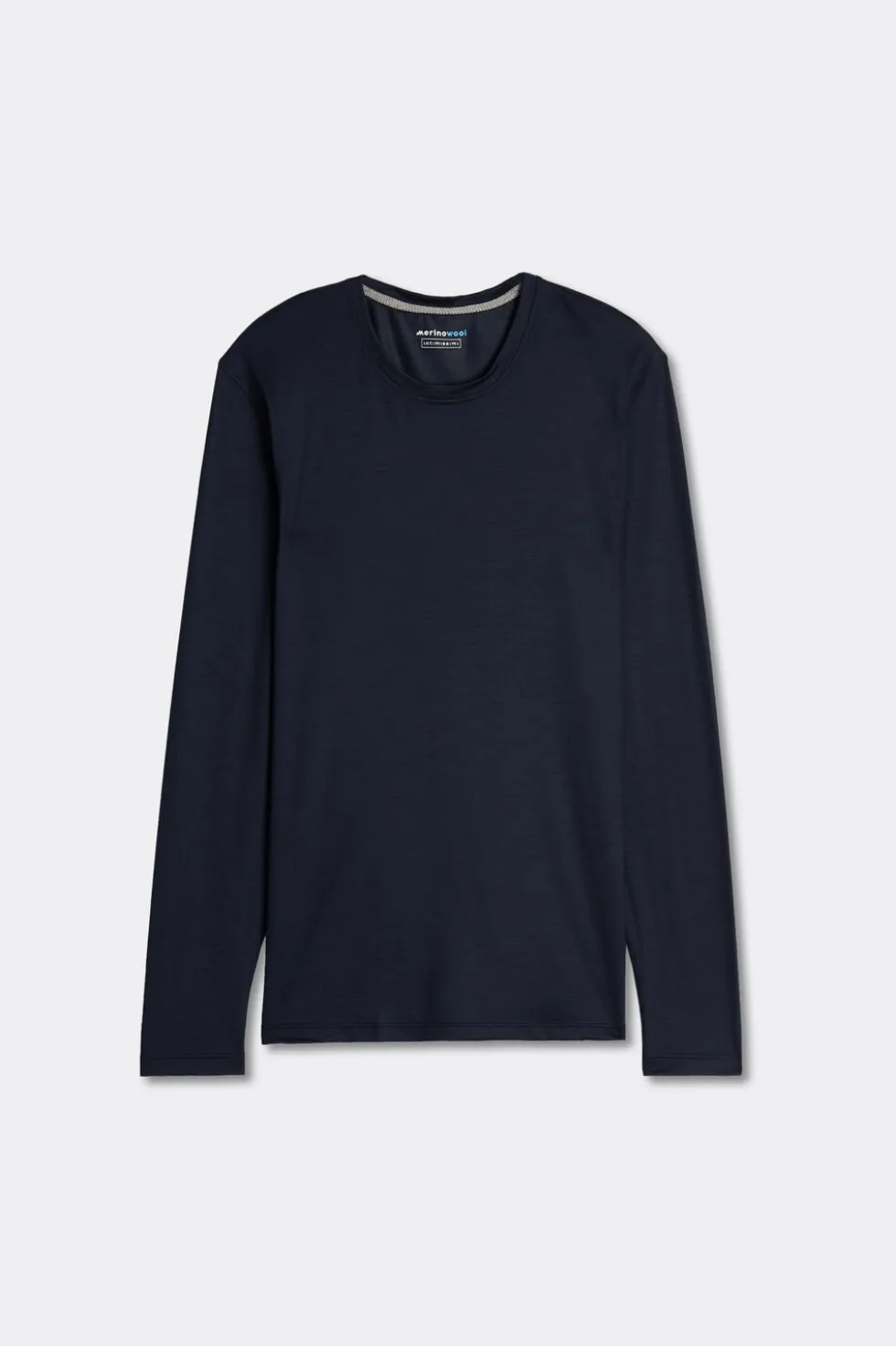 Long-sleeve Crew-Neck Merino-Wool Top