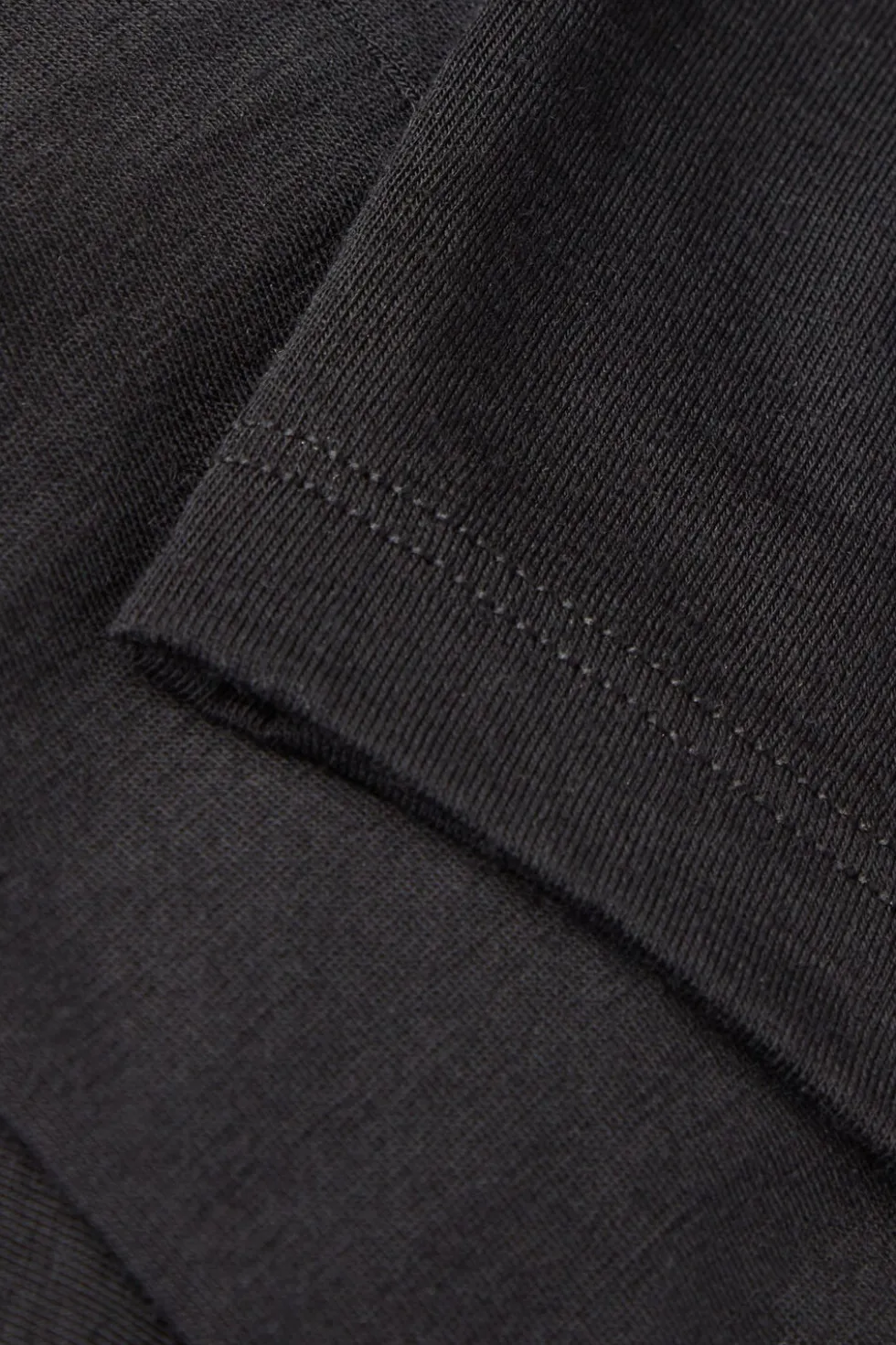 Long-sleeve High-Neck Merino-Wool Top