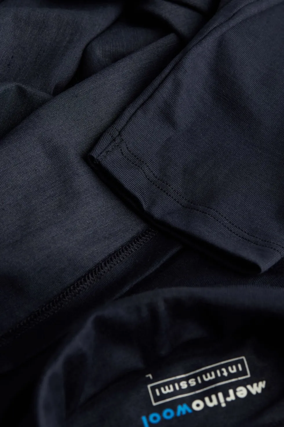 Long-sleeve High-Neck Merino-Wool Top