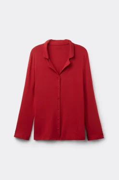 Long-Sleeve Micromodal Pajama Top