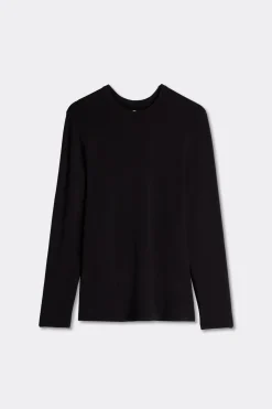 Long-Sleeve Modal-Cashmere Top