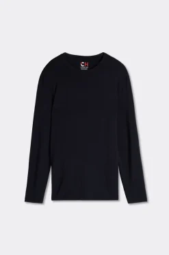 Long-Sleeve Modal-Cashmere Top