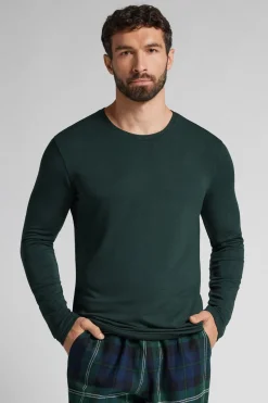 Long-Sleeve Modal-Cashmere Top