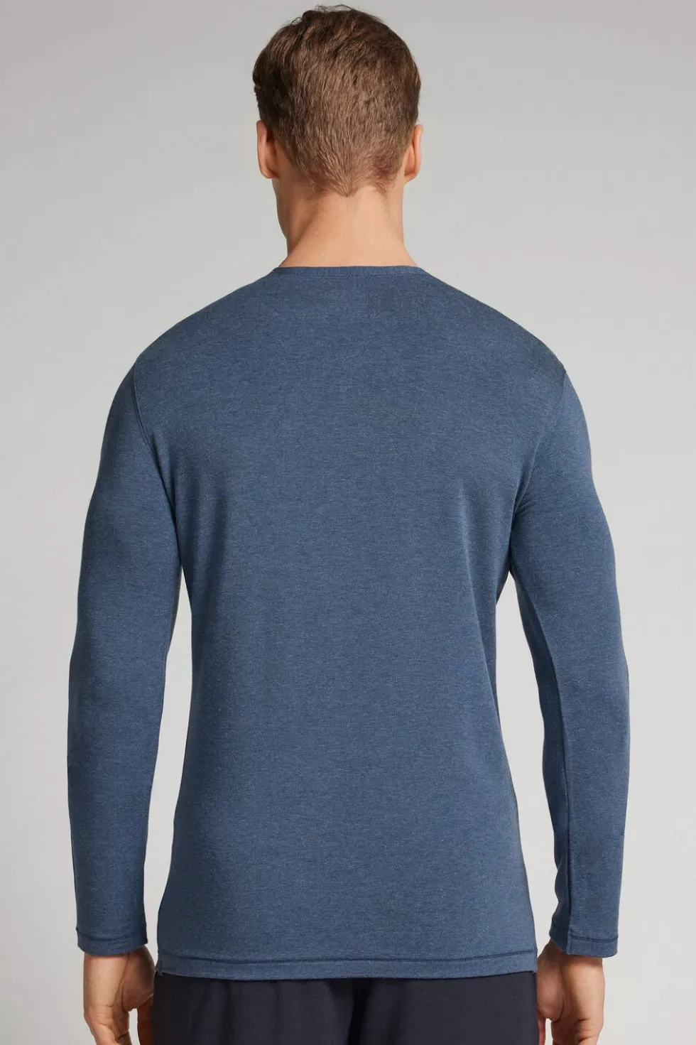 Long-Sleeve Modal-Cashmere Top