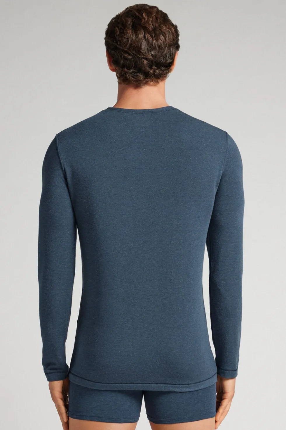 Long-Sleeve Modal-Cashmere Top