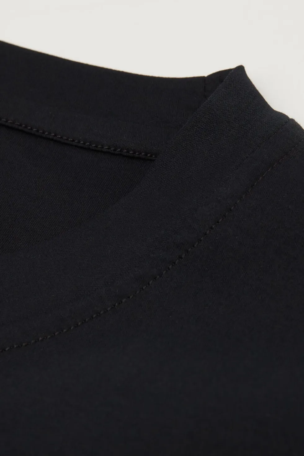 Long-Sleeved Mercerized Cotton Top filo Premium