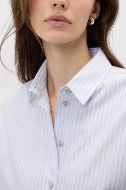Love Me Tender Striped Shirt in Cotton Cloth