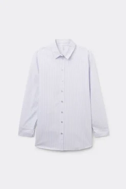 Love Me Tender Striped Shirt in Cotton Cloth